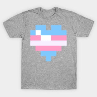 Pixel Heart - Trans Pride T-Shirt T-Shirt